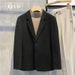 Men's Clothing Handsome Woolen Suit Retro Casual Trendy Suit Small Jacket Thick Warm Tops_viptrois.com