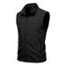 Men's Clothing Men's Zipper Stand Collar Sleeveless Workwear Outdoor Horse Style Top Solid Color Summer Style_viptrois.com