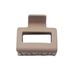 Autumn/Winter Brown INS Style Square Claw Clip - Lazy Premium Hair Accessory For High Ponytail - Minimalist Shark Clip_viptrois.com