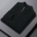 Men’s Cable Knit Sweater – Semi-Turtleneck Zip-Up Pullover, Breathable & Wrinkle-Resistant (Multiple Classic Colors)_viptrois.com
