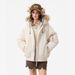 Men's Clothing Streetwear Hooded Down Jacket With Fox Fur Collar, 650+ Fill Power White Duck Feather, Oversized Fit, Windproof Winter Coat_viptrois.com