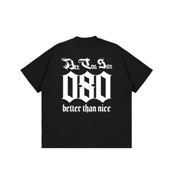 Men's Clothing American Retro High Street Men's T Shirt Gothic Digital Printing Loose Neutral Style Cotton Short Sleeves_viptrois.com