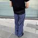 New Eco-friendly Fabric Baggy Version Commuter Straight Wide-leg Jeans Blue Legal Pants Vintage Cleanfit_viptrois.com