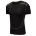 Loom Fitness Clothing Summer Outdoor Sports Short Sleeve T-Shirt Men's Training Running Compression Shirt Quick-Dry Casual_viptrois.com