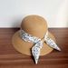 2024 New High-end Fashion Small Floral Bow Dome Straw For Outdoor Outings, Sun Protection And Sunshade Hat Versatile_viptrois.com
