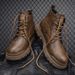 Men's Retro British Style Leather Martin Boots Mid-Calf Work Boots With Rubber Sole For Winter (Size 38-46, Black/Brown/Tan)_viptrois.com