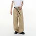 Men's Clothing Straight Leg Wide Leg Casual Pants High End Solid Color Versatile Dress Pants Pure Cotton Flowy Suits & Blazers_viptrois.com