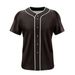 Men's Short-Sleeved Sports Baseball Shirt Thermal Transfer Quick-Drying Cardigan Baseball Jacket Short-Sleeved Outdoor Sportswear _viptrois.com