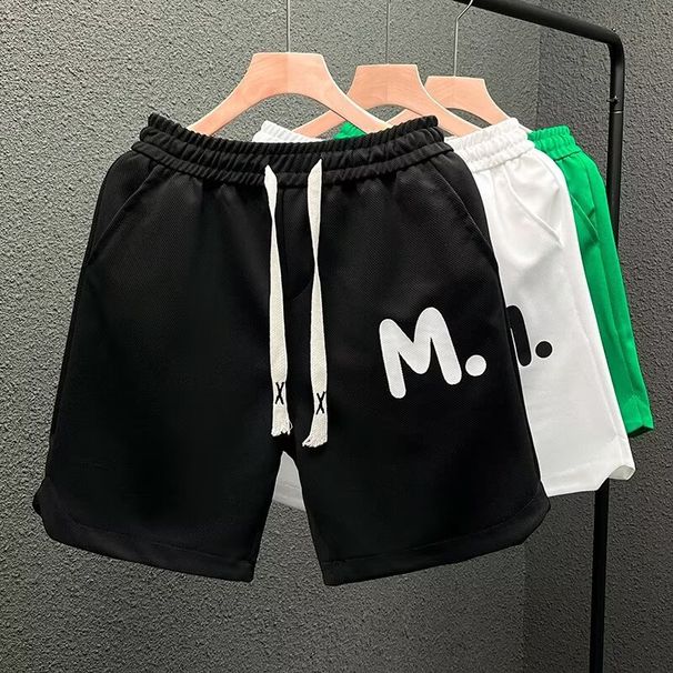 Men's Clothing Summer Casual Sports Pants Trendy Mid-Length Loose Large Fit New Style_viptrois.com