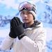 Caiyang Women Winter Warm Thickened Fleece-Lined Riding Electric Motorcycle Touchscreen Ski Gloves Men_viptrois.com