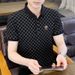 Men's Business Casual Polo Shirt Short Sleeve T-Shirt Fashion Trend Cotton Summer Youth_viptrois.com