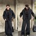 Autumn Winter New Trendy Men's Retro Loose Versatile Jacket And Pants Set Elegant Niche High-end Casual Outfit_viptrois.com