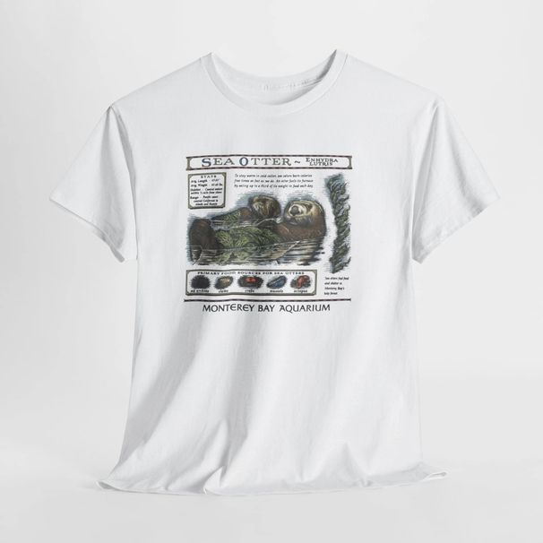 Vintage Sea Otters Monterey Bay Aquarium Shirt_viptrois.com