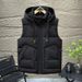 Men’s Quilted Vest – Thickened Winter Cotton Puffer Sleeveless Jacket (Black, Gray, Beige, L-6XL_viptrois.com
