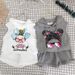 Baby Clothing Children's children's vest set cartoon printed boys and girls vest shorts two-piece baby summer clothes_viptrois.com