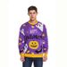 Halloween Color-Block Knit Sweater – Oversized Men's Pullover With Gothic Prints (S-XXXL, 4 Designs)_viptrois.com