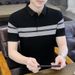 "Men's Slim-Fit Short-Sleeve Polo Shirt – Breathable Korean-Inspired Casual Top For Summer"_viptrois.com