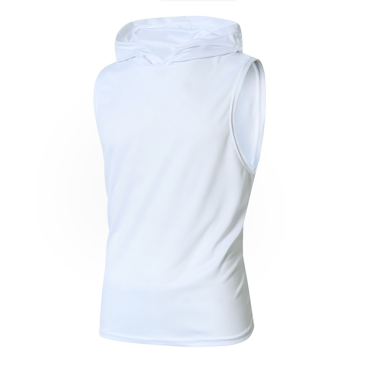 Men’s Hooded Sleeveless Vest – Lightweight & Breathable Summer Workout Top (Grey/Black/White/Orange/Navy) – S-XXL_viptrois.com