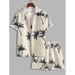 Men's Hawaiian Shirt - Summer Short Sleeve Casual Button Down Shirt For Beach Vacation_viptrois.com