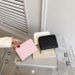 Women’s Bags Soft Leather Small Wallet Ladies Embroidery Thread Craft Zipper Short Women's Wallet Japanese Style Simple Short Clip Trend_viptrois.com