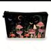 Mushroom Small Moon Pattern Cosmetic Bag Clutch Bag, Portable Cosmetic Items Storage Bag Storage Bag_viptrois.com