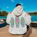 Men's American Retro Floral Letter 3D Print Sweatshirt Simple Pullover Gray Top Trend 2024 New_viptrois.com