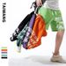 Men's Clothing Men's Summer Work Shorts Men's Youth Casual Letter Print Shorts Men's Japanese Style Trendy Shorts Men_viptrois.com