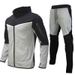 Men's Autumn Casual Wear European Goods Hooded Zipper Sweater Sports Set Men_viptrois.com