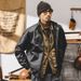 Men's Clothing retro soft leather jacket men's spring and autumn loose motorcycle clothing tough handsome leather jacket men autumn_viptrois.com