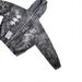 New Cross-Border Dark Horror Print Hoodie Loose Zipper Sweatshirt_viptrois.com
