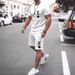 Black Spade K 3D Digital Printed T-Shirt Short Sleeved Loose Top Men's Clothing_viptrois.com
