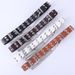 Strict selection of chain belt for women's fashionable double row chicken eye with hollowed out personality and_viptrois.com