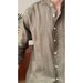 Men's Clothing Casual Breathable Pure Linen Long Sleeved Shirt Versatile Vacation Stand Up Collar Shirt Men's Henley Collar Top_viptrois.com