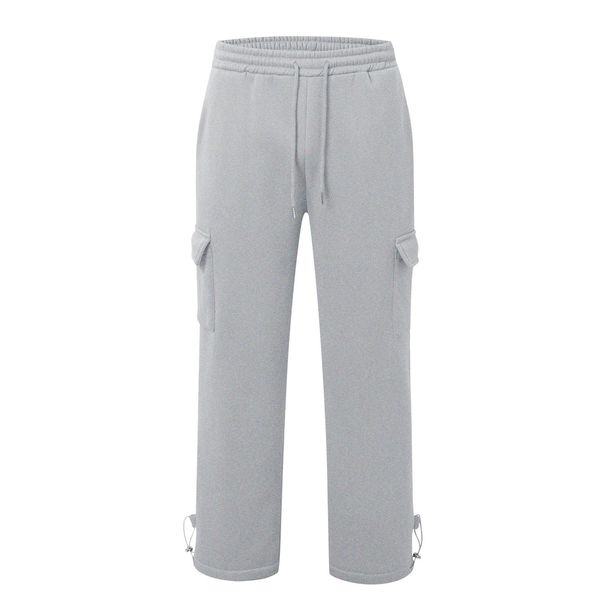 Men's Cargo Jogger Pants – Streetwear Utility Trousers With Adjustable Drawcord & Multi-Pockets (S-XXL, Non-Iron Polyester, Urban Commuter Essential)_viptrois.com