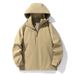Men's Clothing Lightweight Waterproof Windbreaker Jacket With Hood - Breathable Outdoor Sports Coat For Hiking, Running & Daily Wear_viptrois.com