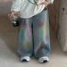 Autumn New Children's Jeans Korean Style Hand Painted Boys And Girls Fashionable Denim Trousers_viptrois.com