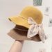 Women Summer Beach Tourism Vacation Pearl Bow Straw Fashion Sunscreen Sun Elegant Sunshade Hat_viptrois.com