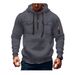 Pure Cross-Border Hot-Selling Autumn Winter Men's Workwear Pocket Casual Trendy Zipper Pullover Sweatshirt Hoodie_viptrois.com