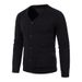 Men's Slim Fit V-Neck Cardigan – Lightweight Knit Sweater For Layering & Smart Casual Wear_viptrois.com