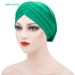 Cross Border Supply Of Muslim Headscarf Hats New Solid Color Three Brim Headscarf Factory Direct Sales Of Muslim Headscarves_viptrois.com