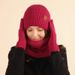 Winter hat, scarf, gloves, three piece set, plus velvet touch screen, outdoor cold proof, thickened knitted hat, three piece set_viptrois.com