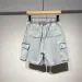 2025 Men's Denim Shorts, Spring, Summer, Slim Plus Size, Wide Leg, Five-piece Pants, Trendy Brand, American Style, Vintage_viptrois.com