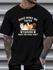Dogs Make Me Happy,hu Make My Head Hurt Funny Gift T-Shirt Versatile Top For Everyday Wear Soft Unisex Designer Clothes Breathable Summer Casual_viptrois.com