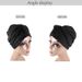 ladies waterproof silicone swimming cap high elastic extra large shower cap high quality pleated knotted cap_viptrois.com