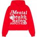 Retro Hip-Hop Punk Street Hoodie With 3D Foam Letters - Oversized Unisex Pullover For Teens & Young Adults (S/M/L/XL)_viptrois.com