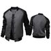 Men's Clothing supply new large pocket leather sleeve men's baseball jacket stand collar jacket J04_viptrois.com