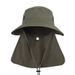Kids Fisherman Hat With Detachable Neck Flap - Breathable & Foldable Sun Hat For Boys & Girls Outdoor Camping & Beach Activities_viptrois.com