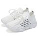 Children's Spring and Autumn New Knitted Sneakers Lace-up Student Shoes Breathable Comfortable Mesh Shoes Small and Middle-aged Casual Shoes Trendy_viptrois.com