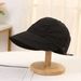 Summer New Protection Hat, Artistic Casual With Mask Holder, Sun That Makes Face Look Smaller, Drawstring Fisherman Hat_viptrois.com