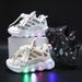 New Children Casual For Boys Girls Sneakers Autumn Kids Sports Luminous Shoes Baby Mesh Breathable Soft Running 1-6Years_viptrois.com